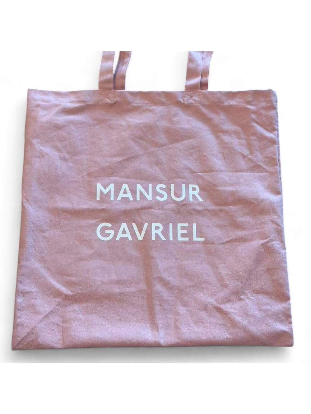 Mansur Gavriel Pink Canvas Tote Bag